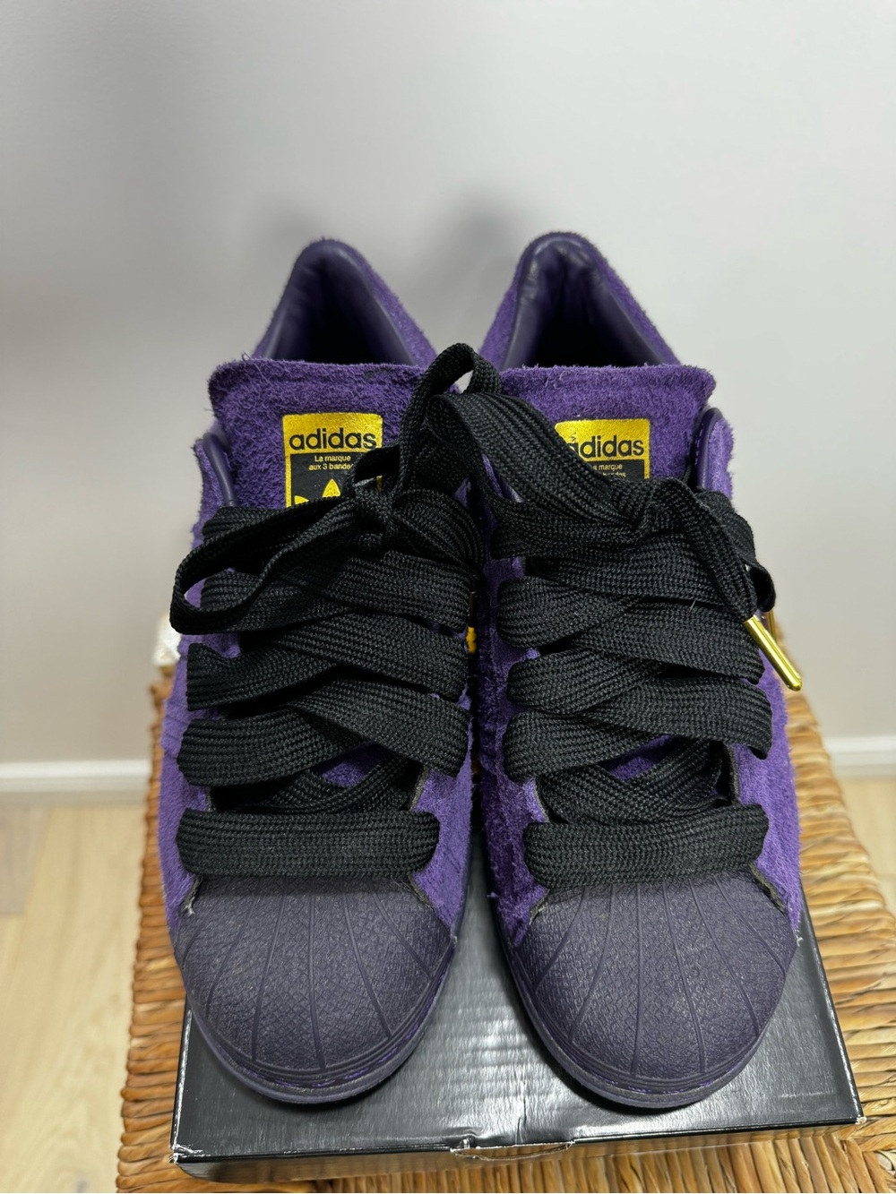 adidas Purple Superstar ADV  x kader size 8 - Picture 5 of 13